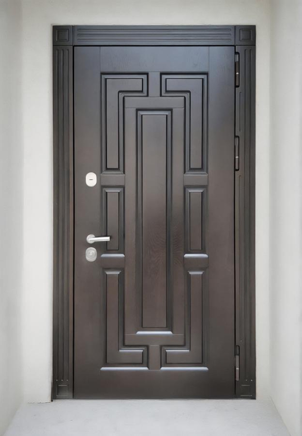 Термодверь с отделкой МДФ