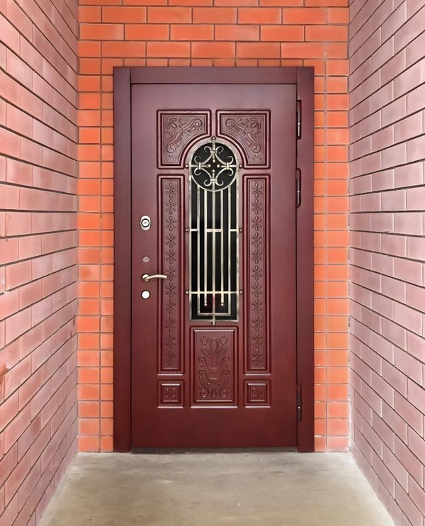 Термодверь с ковкой