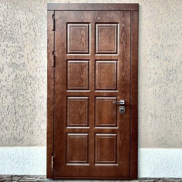 Уличная дверь с МДФ