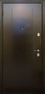 Стальная дверь с порошковым покрытием и выдавленным рисунком Стальная дверь с порошковым покрытием и выдавленным рисунком