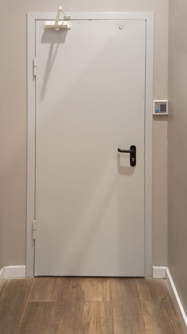 Дверь с доводчиком