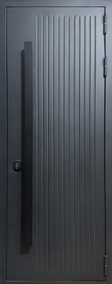 Металлическая термодверь с бугельной ручкой (порошковый окрас и выдавленный рисунок) Металлическая термодверь с бугельной ручкой (порошковый окрас и выдавленный рисунок)